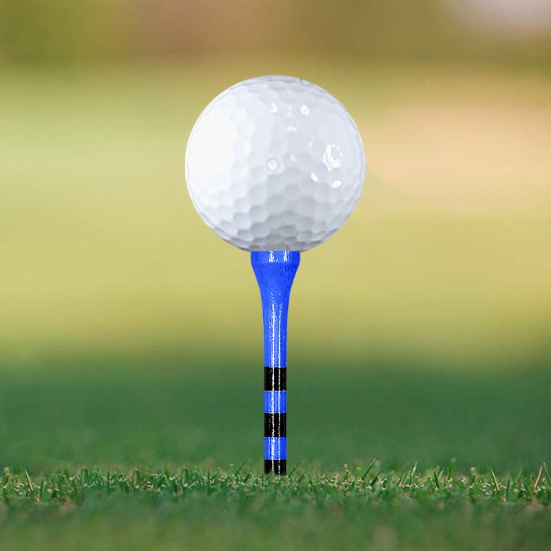 Zivisk Wooden Golf Tees 3-1/4" 100 Count 83mm Natural Color - Image 4